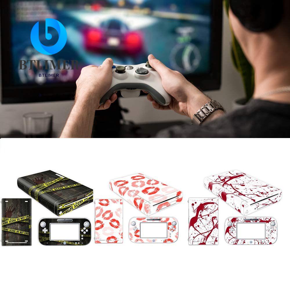 BTLIMER Decal Vinyl Dán Bảo Vệ Máy Chơi Game Nintendo Wii U Skin