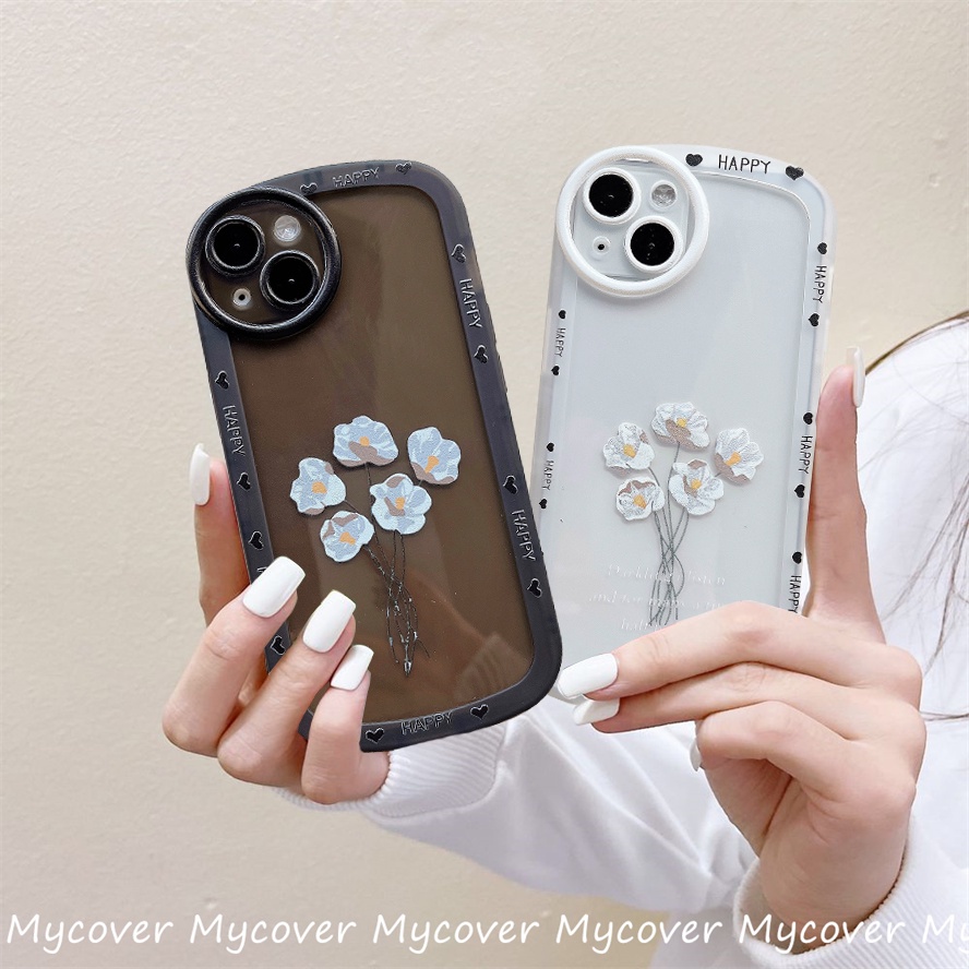 Ốp Điện Thoại Chống Sốc Họa Tiết Hoa Lily Cho iPhone 14 13 12 11 Pro Max Xs XR X 8 7 6 Plus SE 2020