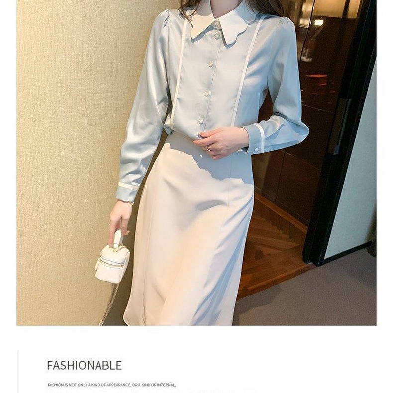 Áo Sơ Mi Chiffon Tay Dài Thời Trang Mùa Thu 2023 Mới Dành Cho Nữ