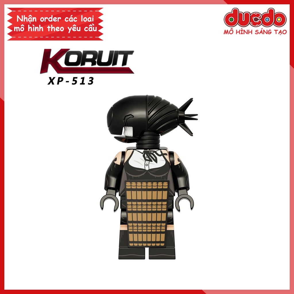 Minifigures nhân vật Quỷ Máy Cưa Chainsaw Man Denji Pochita - Đồ chơi Lắp ghép Xếp hình Mini Mô hình Koruit KT1067