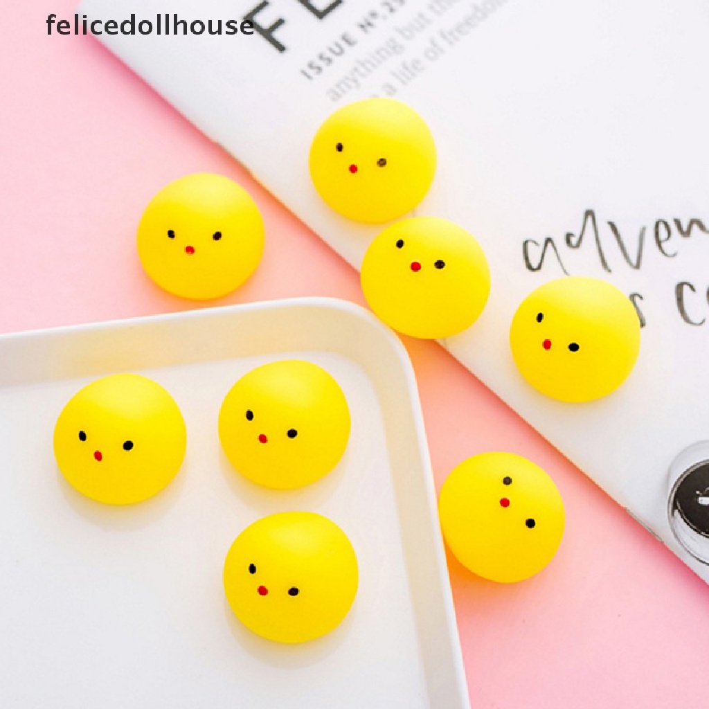 1 Đồ Chơi Mochi Giảm Căng Thẳng Hình Gà Ngộ Nghĩnh