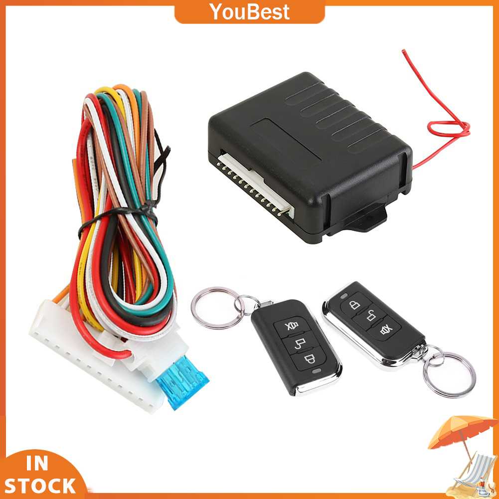 Bộ Khóa Cửa Xe Hơi Điều Khiển Từ Xa Tự Động Không Chìa Khóa 410 / T207
