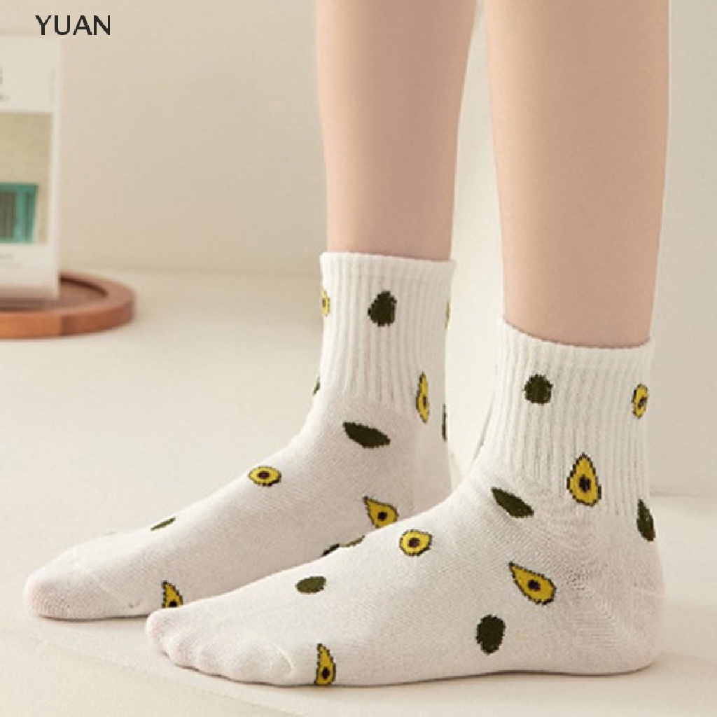 Đôi vớ CRLNHC cotton thấm hút mồ hôi chống trượt họa tiết hoạt hình dành cho nữ