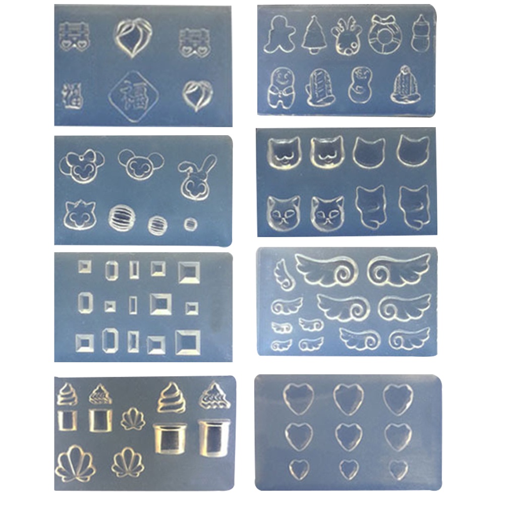 Khuôn Silicone Tạo Hình Mèo Trang Trí Móng Tay