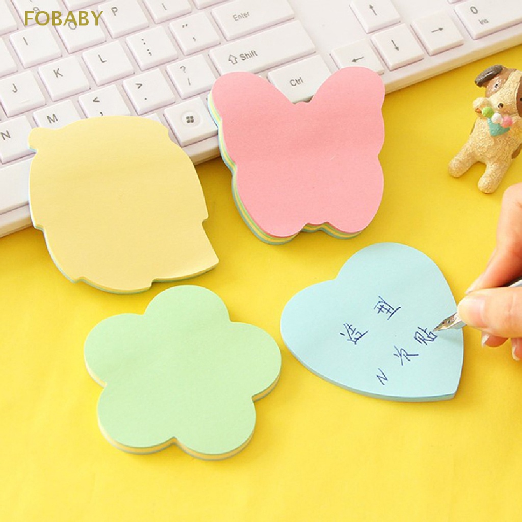 Fobaby 100 Giấy Ghi Chú Họa Tiết Ngôi Sao Trái Tim Lá Nhiều Màu Sắc Áo Khoác Phao Thời Trang Trẻ Trung Cá Tính