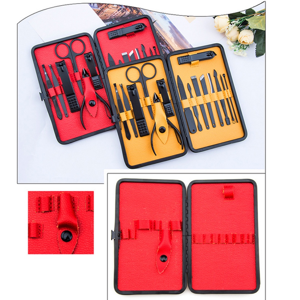 Bộ 15 Dụng Cụ Chăm Sóc Móng Tay Bằng Thép Không Gỉ