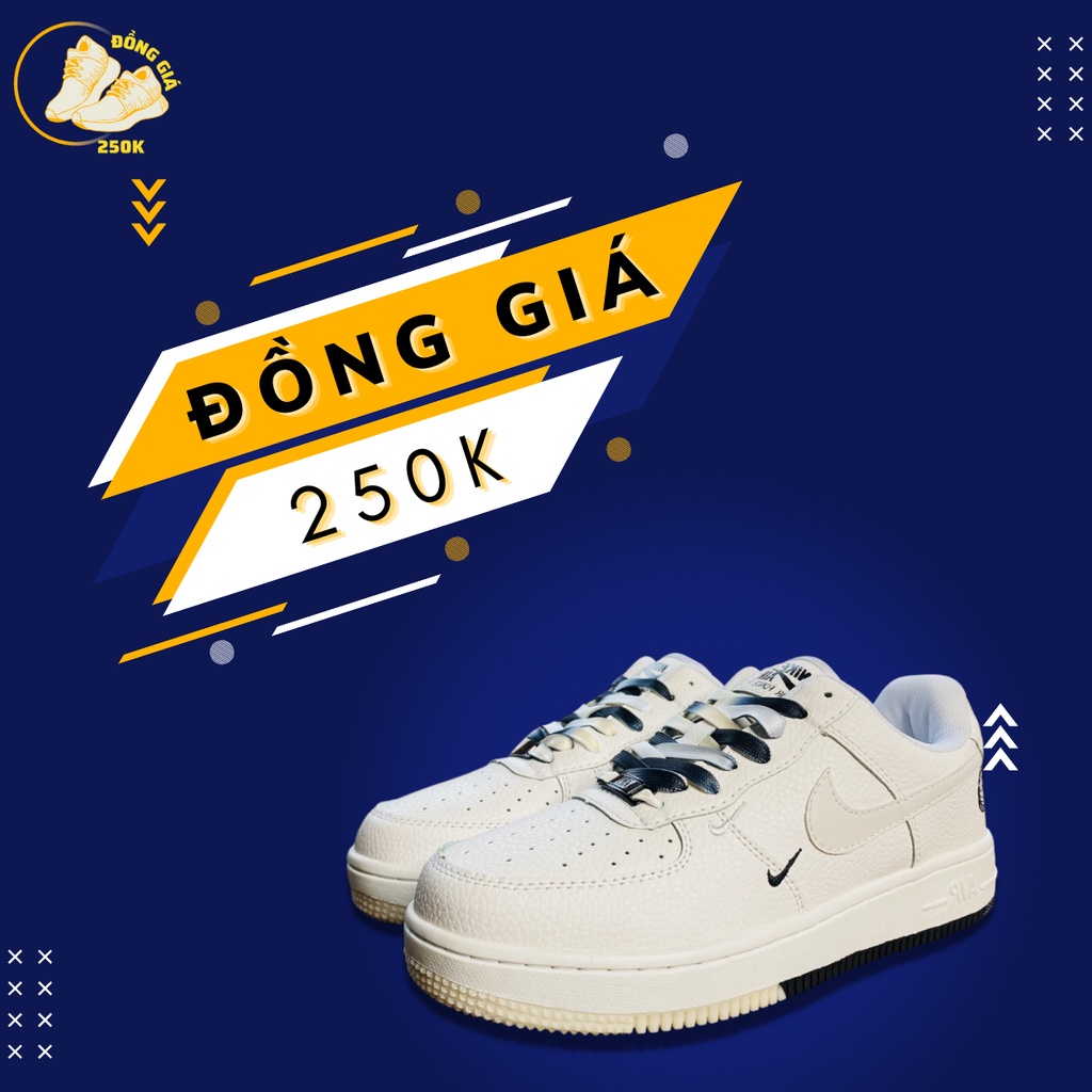 Giày AF1 nam nữ đủ màu trắng, đen, nâu hàng 11 Full Box - Giày thể thao sneaker AF1 Air Force 1 đủ size nam nữ cao cấp