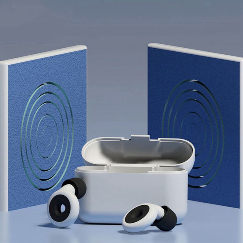 Tai Nghe Silicone Cách Âm Chống Thấm Nước Tiện Dụng Khi Đi Bơi