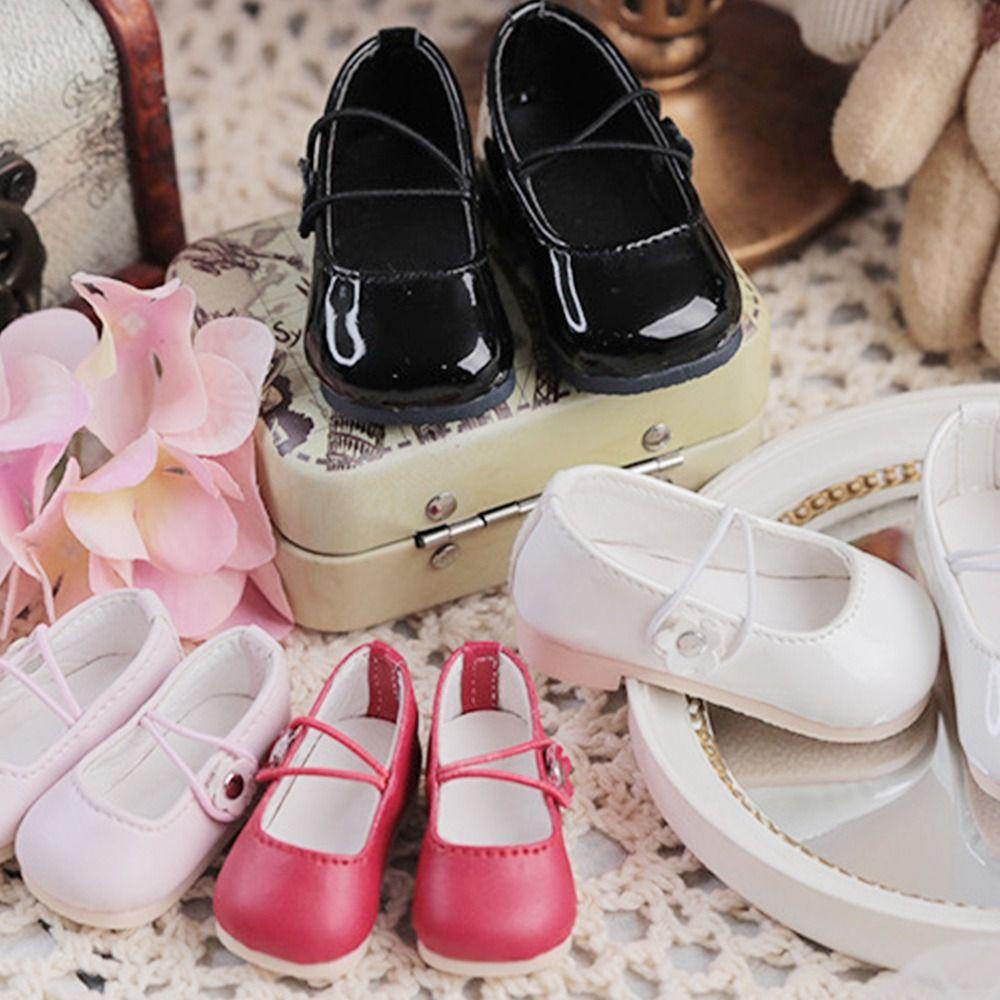 Giày Da PU Màu Cầu Vồng Cho Búp Bê 1 / 6BJD 4.4 * 2.1cm / 4.6 * 1.9cm / 3.6 * 1.7cm