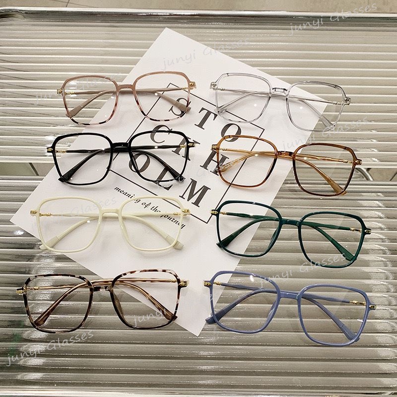 Kính Chống Tia Bức Xạ Mặt Trời Tròng Vuông Phong Cách Cổ Điển Thời Trang Cho Nam Và Nữ