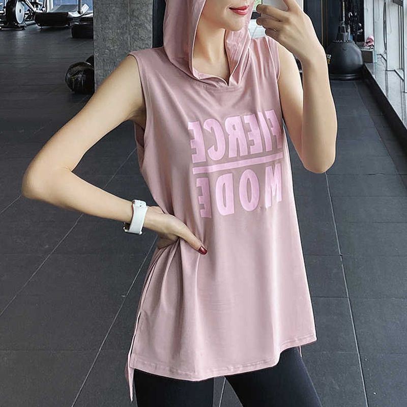 Áo Thun Thể Thao Không Tay Có Mũ Trùm Đầu Mau Khô Mẫu Mới 30413