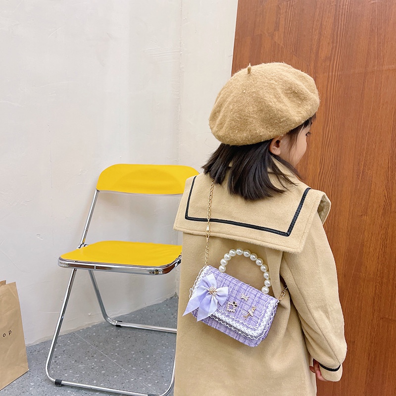 Túi Đeo Chéo Thời Trang Hàn Quốc Dễ Thương Cho Bé Gái