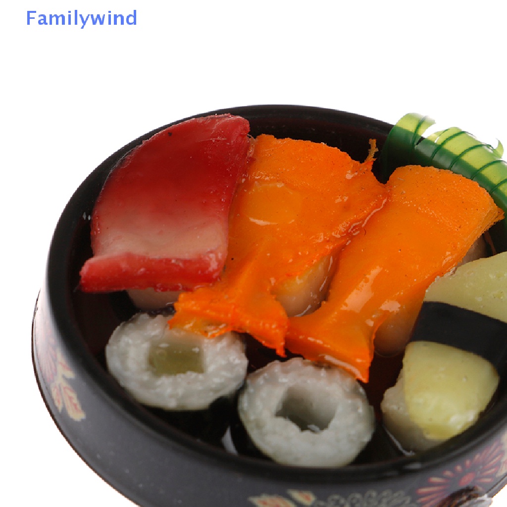 1 Mô Hình Cơm Cuộn Sushi Tỉ Lệ 1 / 6 Trang Trí Nhà Búp Bê