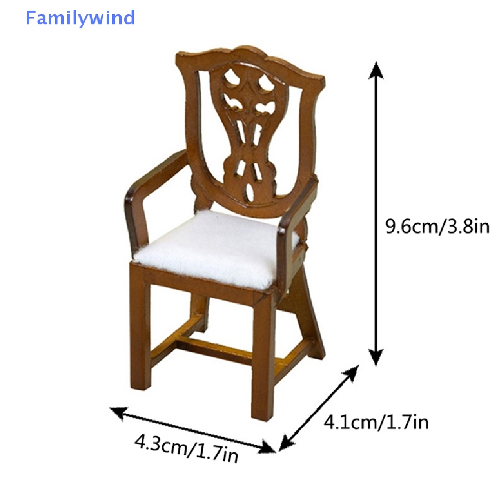 Mô Hình Ghế Ngồi Phong Cách Châu Âu Cổ Điển 1: 12 Trang Trí Nhà Búp Bê