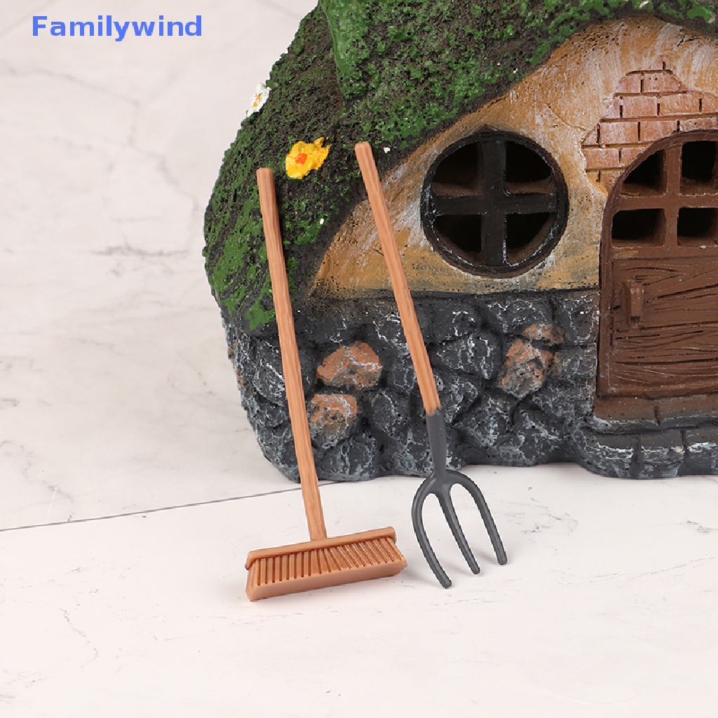 Set 6 Mô Hình Các Dụng Cụ Nông Trại Mini Trang Trí Nhà Búp Bê