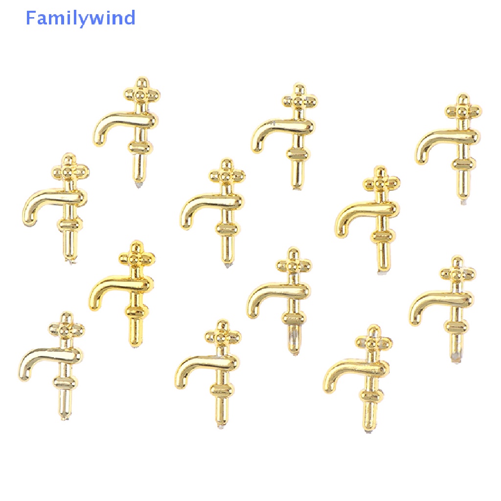 Set 12 Vòi Nước Mini Tỉ Lệ 1: 12 Trang Trí Nhà Búp Bê