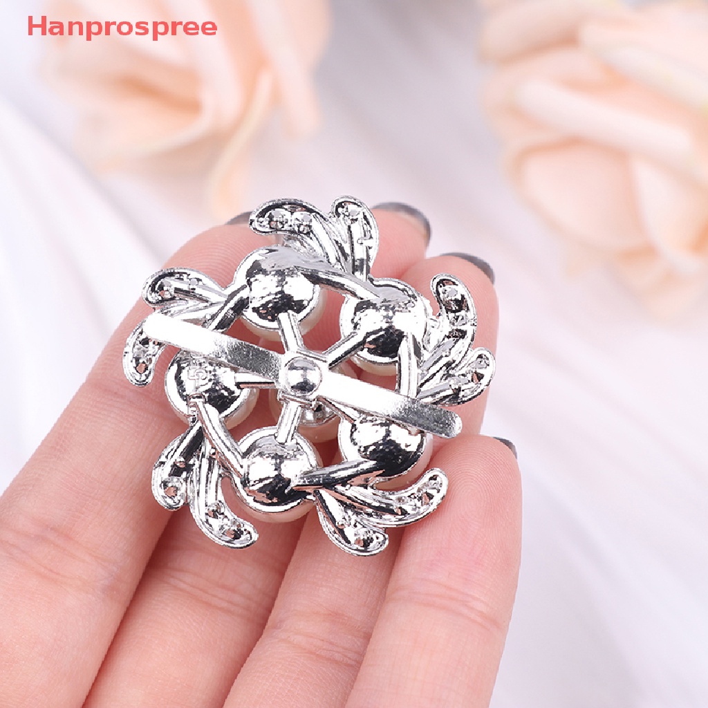 Hanprospree > 1 Kẹp Khóa Giày Cao Gót Đính Ngọc Trai Trang Trí Dành Cho Bạn Nữ