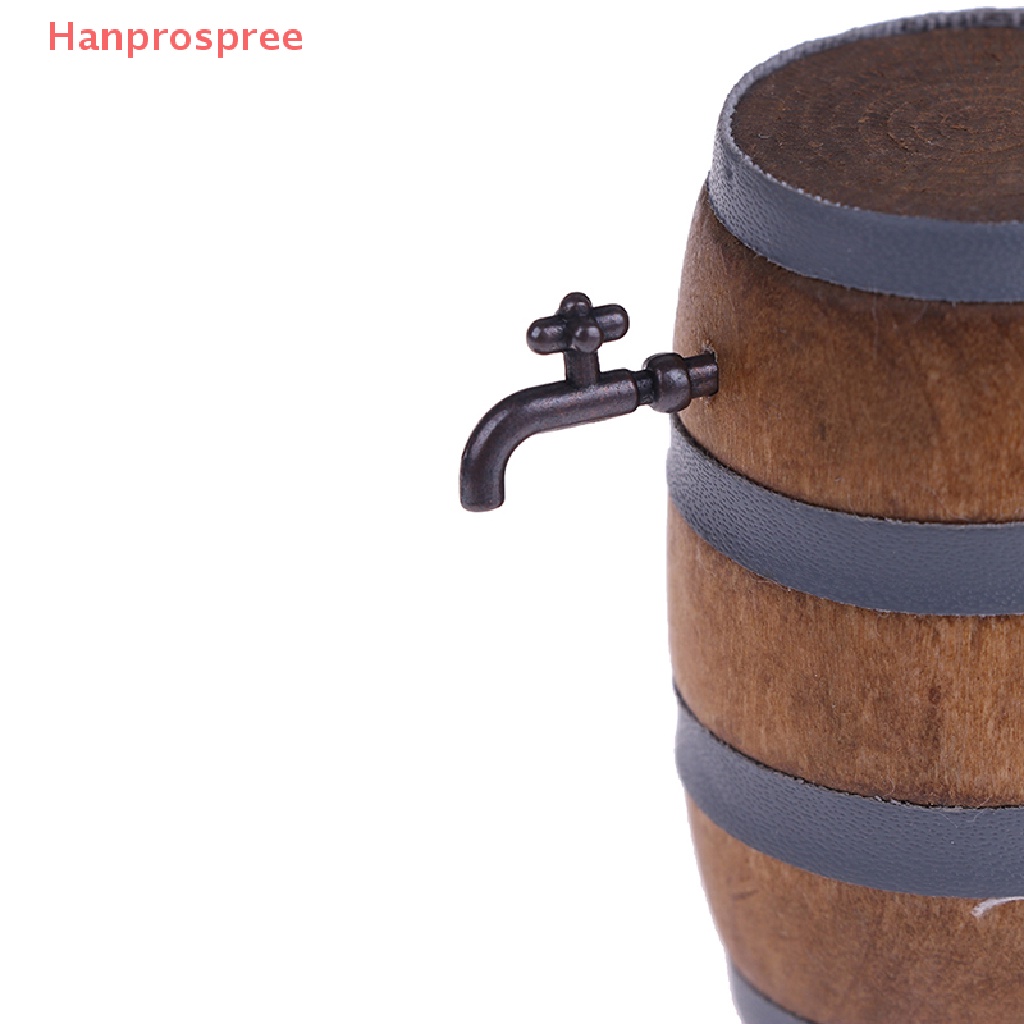 Mô Hình Thùng Rượu mini Tỉ Lệ 1: 12 Trang Trí Nhà Búp Bê