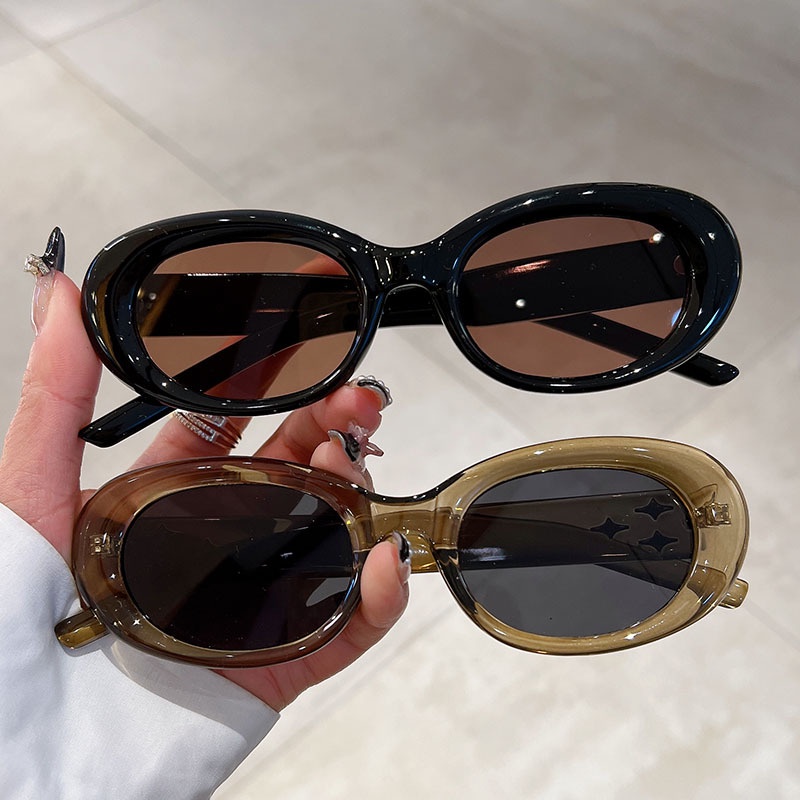 Kính Mát GM Gọng Oval Nhỏ Phong Cách Retro Hàn Quốc