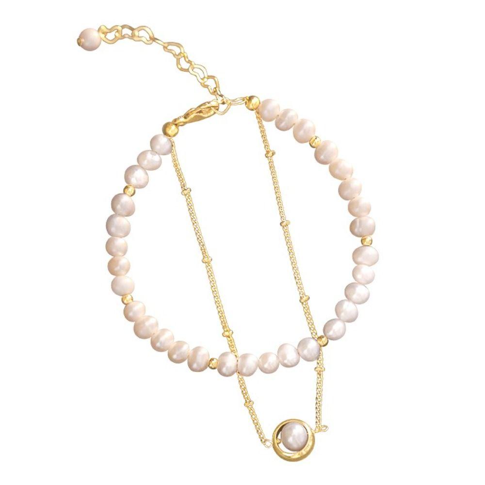 Vòng Đeo Tay Thời Trang Hàn Quốc 26Ede|Vòng Tay Hai Lớp Phong Cách Baroque Tinh Tế