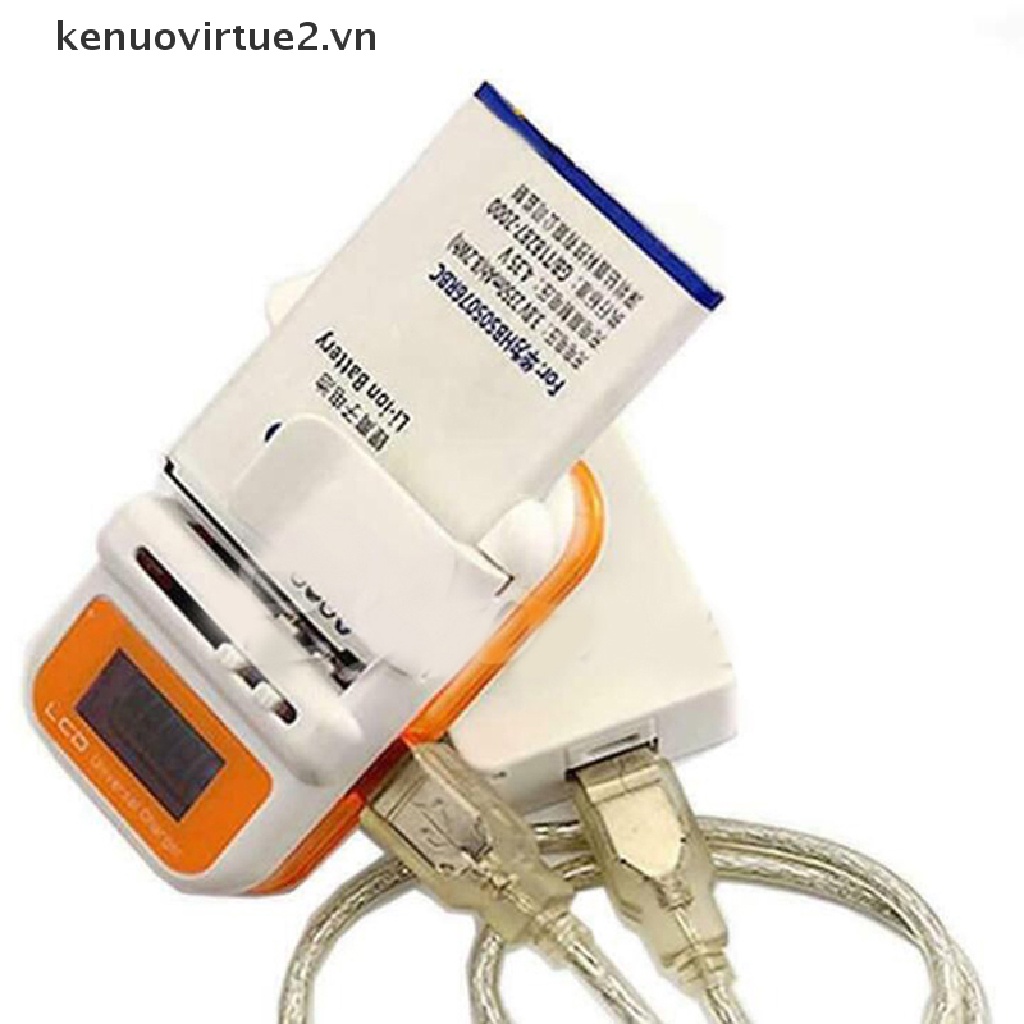 Củ Sạc Điện Thoại Đa Năng Có Màn Hình LCD Hiển Thị Cổng USB Cho Điện Thoại Di Động