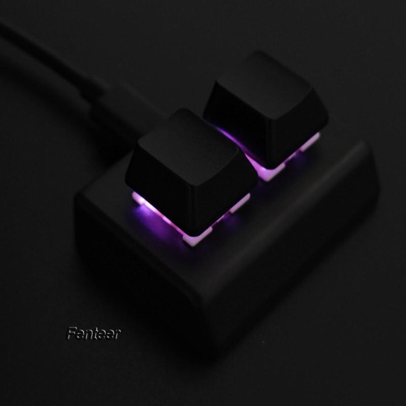 Bàn Phím Mini 2 Nút Có Đèn Led Và Cổng Sạc USB Cho Vẽ