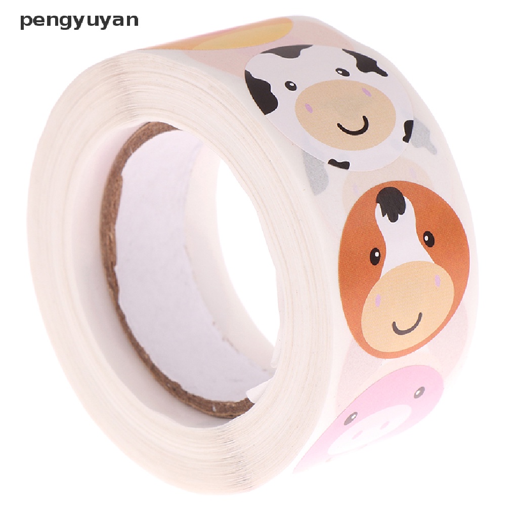 [pengyuyan] 500 Nhãn Dán Đồ Chơi Giáo Viên Hình Động Vật Hoạt Hình Cho Bé [Mới]