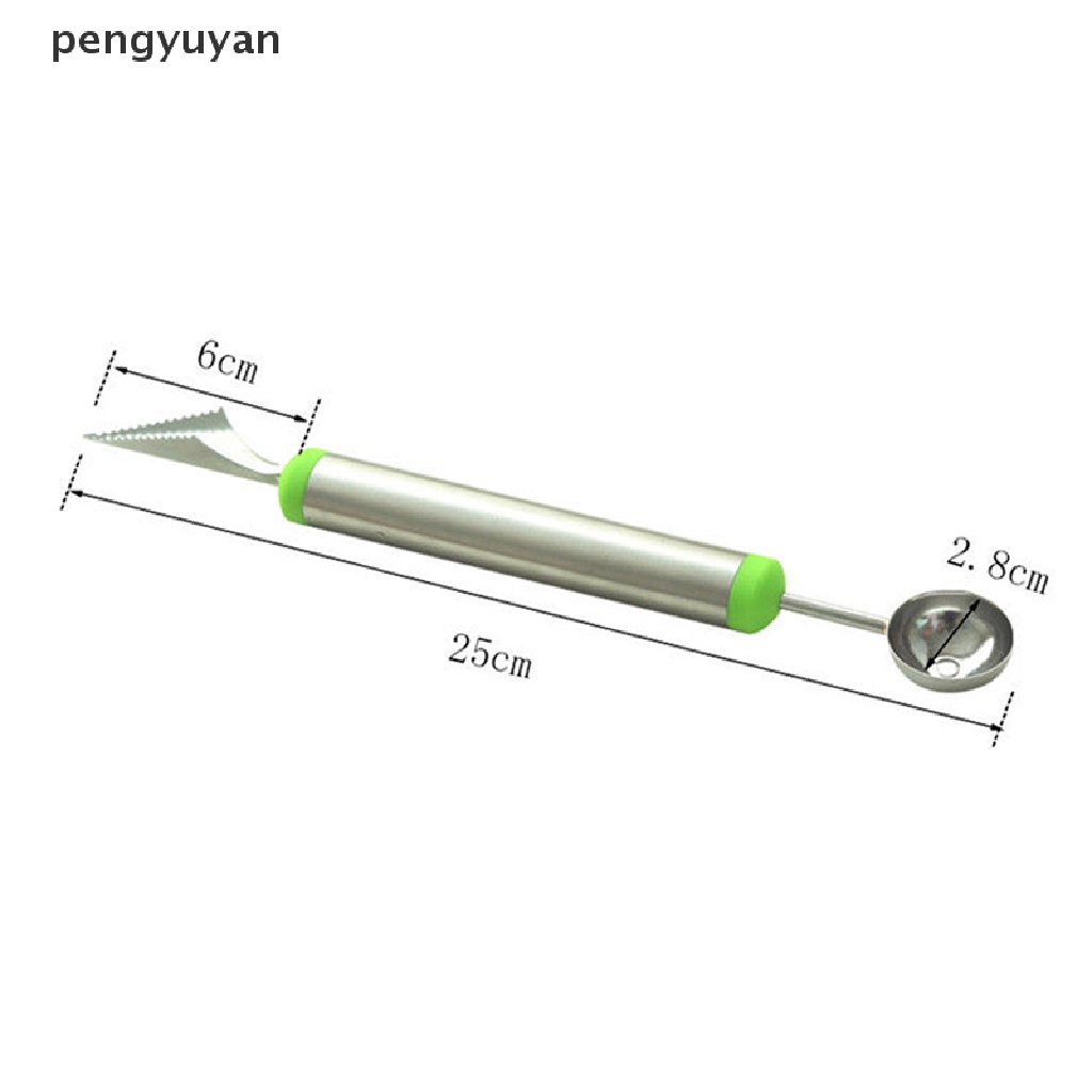 Muỗng Múc Kem / Trái Cây Hai Đầu Bằng Thép Không Gỉ Mới Muỗng Múc Kem / Trái Cây / Dưa Hấu Bằng Thép Không Gỉ Mới Áo Thun In Hình Thời Trang Năng Động Cho Nữ