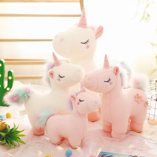 Kỳ lân nhồi bông màu cầu vồng mới