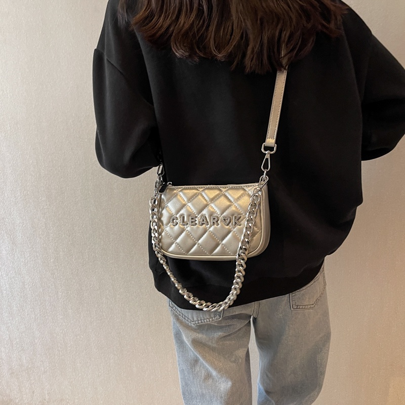 Túi Xách Da PU Đeo Chéo Màu Trơn Thời Trang Chất Lượng Cao Cho Nữ