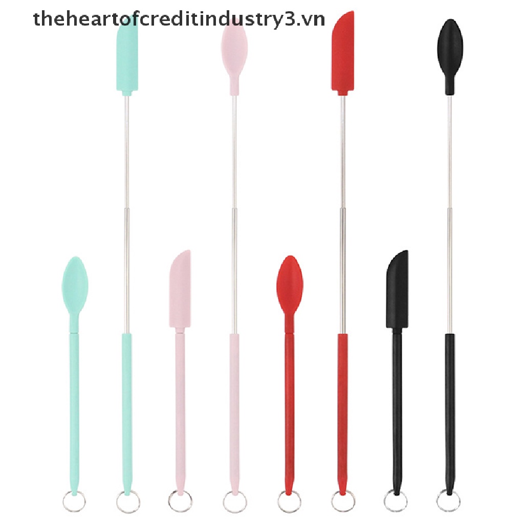 1 Cây Vét Bột Bằng Silicone Mini Dùng Cho Mỹ Phẩm