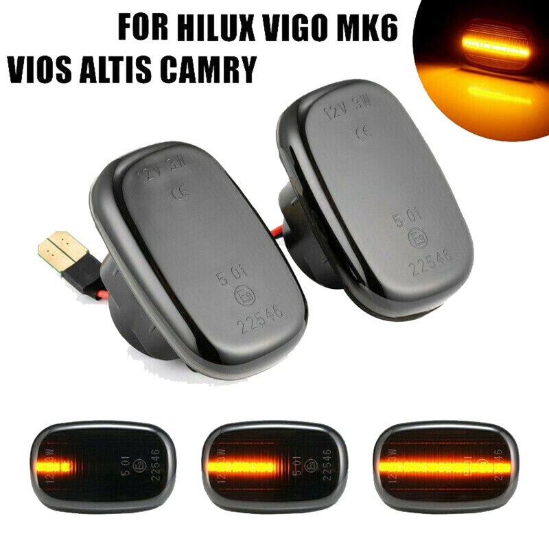 Bộ 2 Đèn Tín Hiệu Cho Toyota Corolla RAV4 Prius Yaris Camry Hilux Harrier