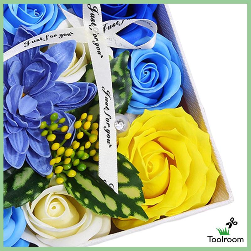 Hộp Quà Xà Phòng Hình Hoa Hồng Có Hương Thơm Dành Cho Tiệc Cưới