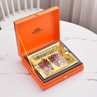 Gạt Tàn Thuốc Hermes Đáy Da Thật 7 Kiểu