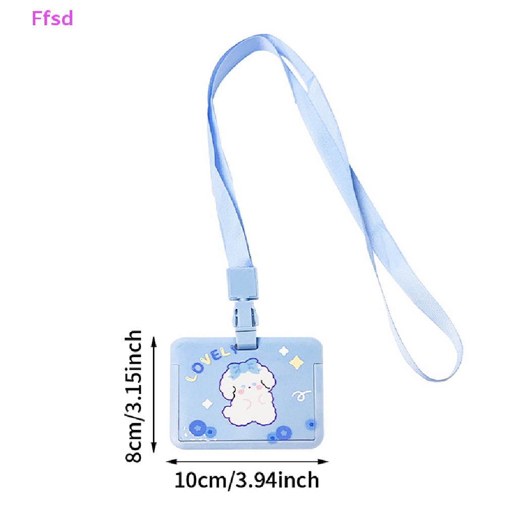 {Ffsd} Ví Đựng Thẻ Có Dây Đeo Huy Hiệu Hình Gấu Dễ Thương Cho Nữ * Hàng Bán Chạy