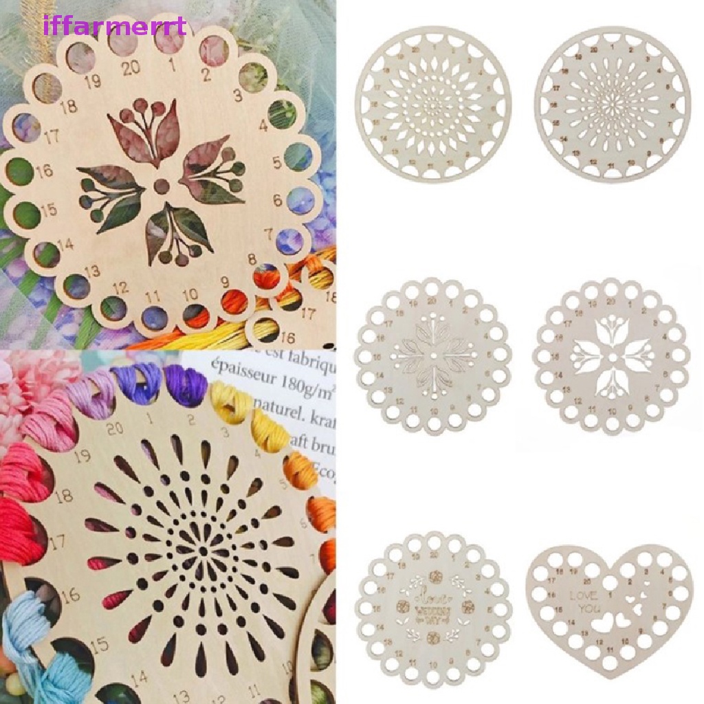 Giá Đỡ Cuộn Chỉ Thêu Tranh Chữ Thập Tự Nhiên Hình Trái Tim Tình Yêu Sắp Xếp Gọn Gàng