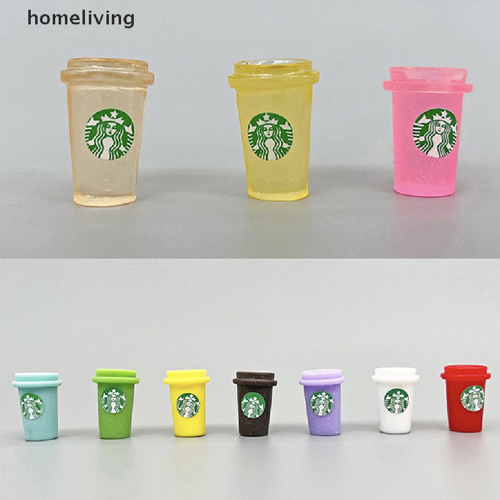 Set 5 Ly Cà Phê Mini Trang Trí Nhà Búp Bê