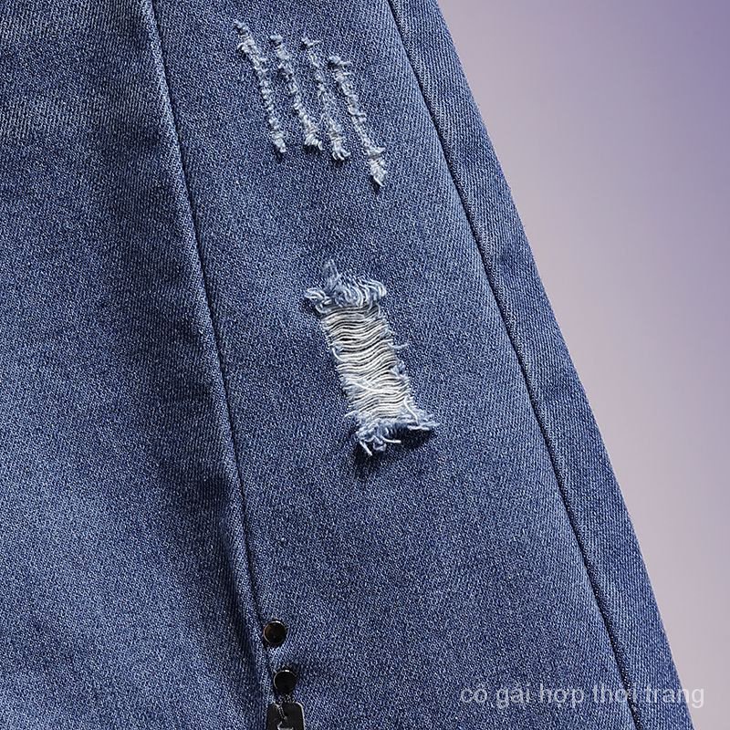 Hàng Có Sẵn Chân Váy Denim Dáng Chữ A Dài Vừa Cỡ Lớn 100kg Mỏng Sờn Một Bước Thời Trang Xuân Thu Cho Nữ