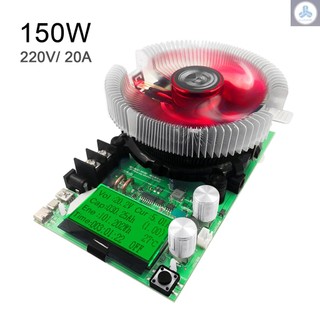 150W 200V 20A Electronic Load Tester Digital LCD Screen Electronic Adjustment Constant Load Meter Battery Capacity Tester Voltmeter Ammeter Multimeter