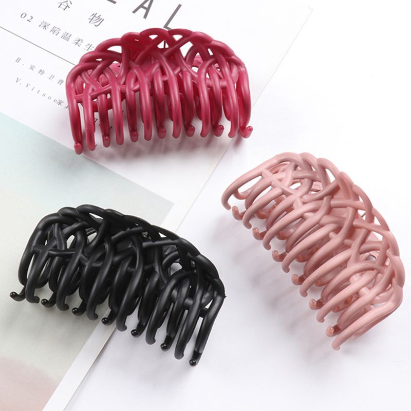 Kẹp Tóc Càng Cua Bằng Acrylic Màu Sắc Ngọt Ngào Thời Trang Cho Nữ