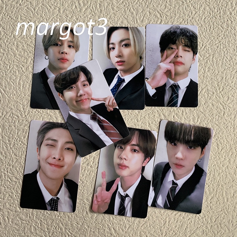 Set 3 7 Tấm Ảnh Thẻ In Hình Các Thành Viên Nhóm Nhạc BTS