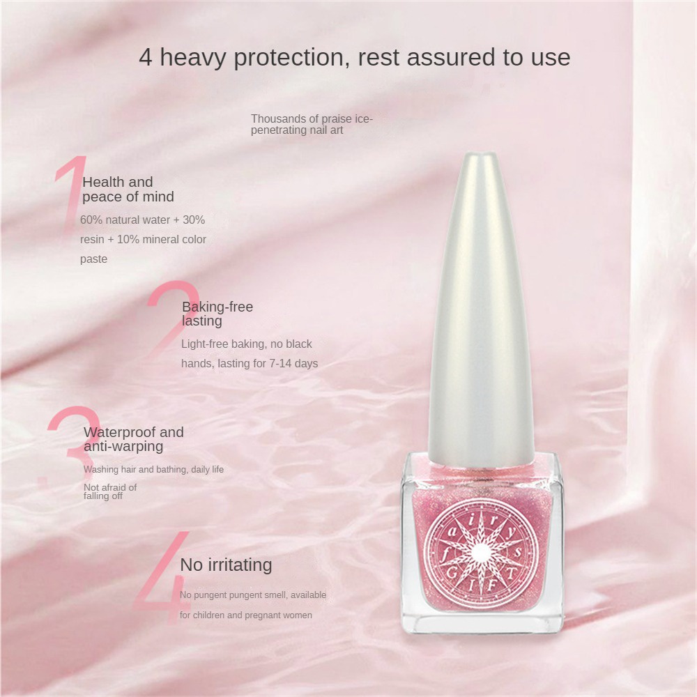 Sơn Móng Tay 25 Màu Trong Suốt Nhanh Khô Không Mùi Cho Học Sinh Và Trẻ Em