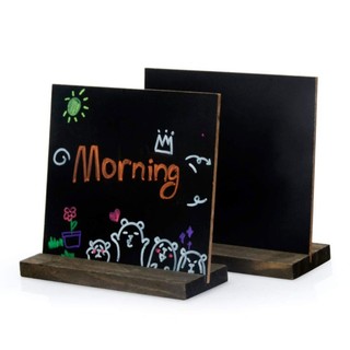 Bảng đen mini để bàn với đế đứng cho nhà hàng / tiệc cưới