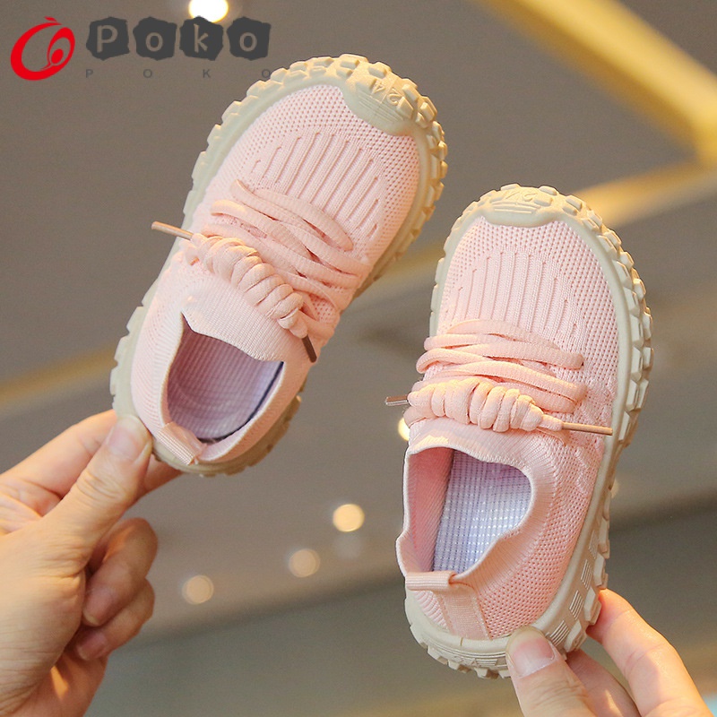 Giày Thể Thao Đế Mềm Phối Lưới Thoáng Khí Thời Trang Xuân Thu 2023 Cho Bé