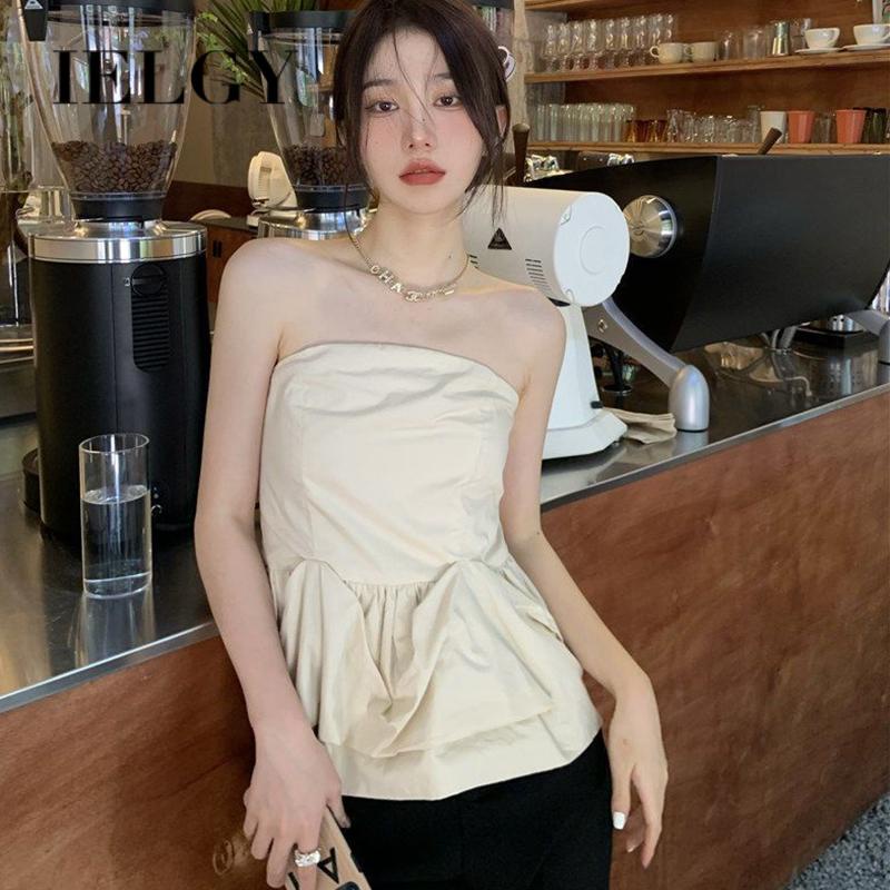 Áo Không Tay Thiết Kế Quyến Rũ Dễ Phối Đồ Thời Trang Phong Cách Hàn Quốc Cho Nữ