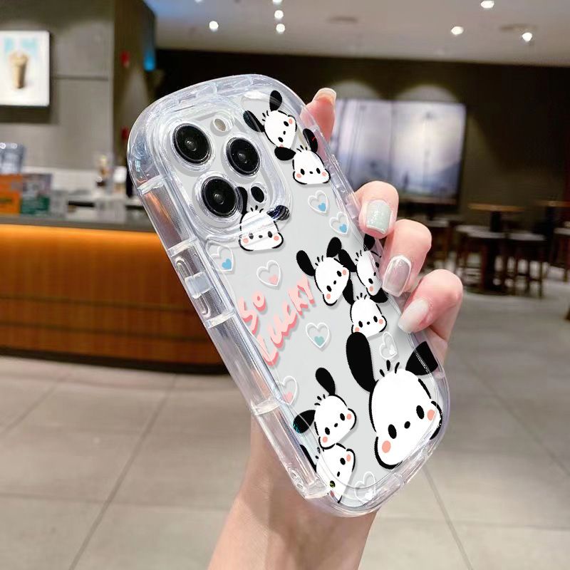 ✅Ốp Điện Thoại Mềm Trong Suốt Chống Sốc In Hình Chó Pacha Dog Cho Iphone 8P 7xs 12Iphone 14 / promax / Apple 1113 DY6V