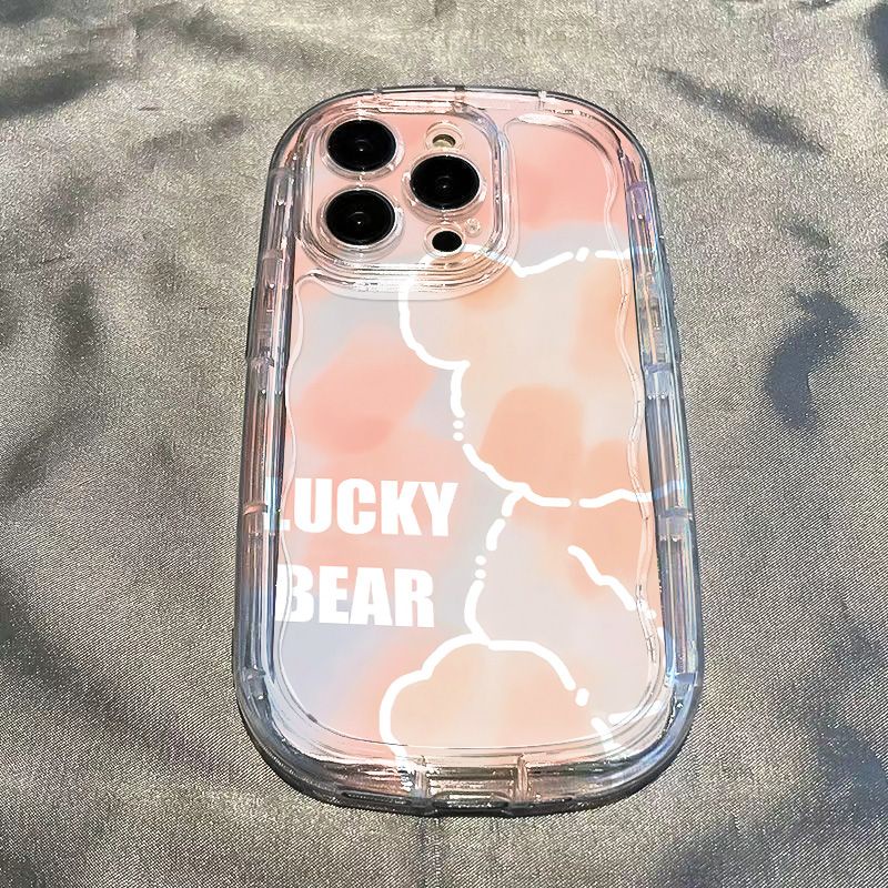 ✅Ốp Điện Thoại Mềm Trong Suốt Chống Sốc In Hình Gấu Cho Iphone 11 / 12 7 xs XrPromax 8P 1413 3GBP