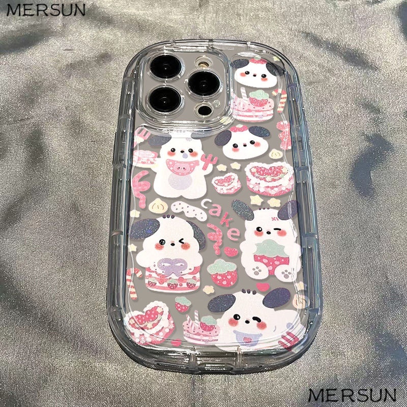 ✅Ốp Điện Thoại Mềm Trong Suốt Chống Sốc Hình Chú Cún Cho Iphone xr / 8p 13 xs7 12iPhone1411 Apple promax 8T1Z