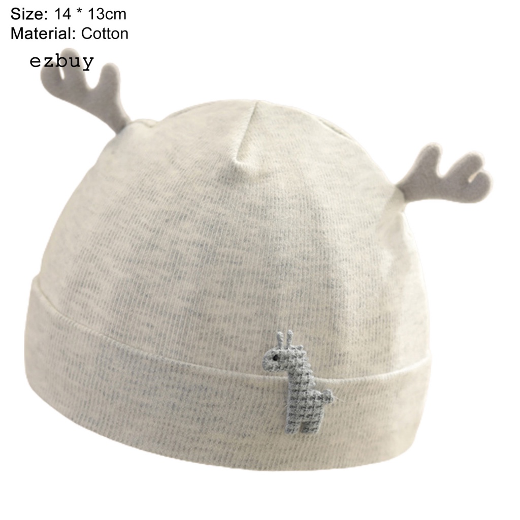 Mũ Cotton Giữ Ấm Thoáng Khí Thiết Kế Dễ Thương Cho Bé Sơ Sinh