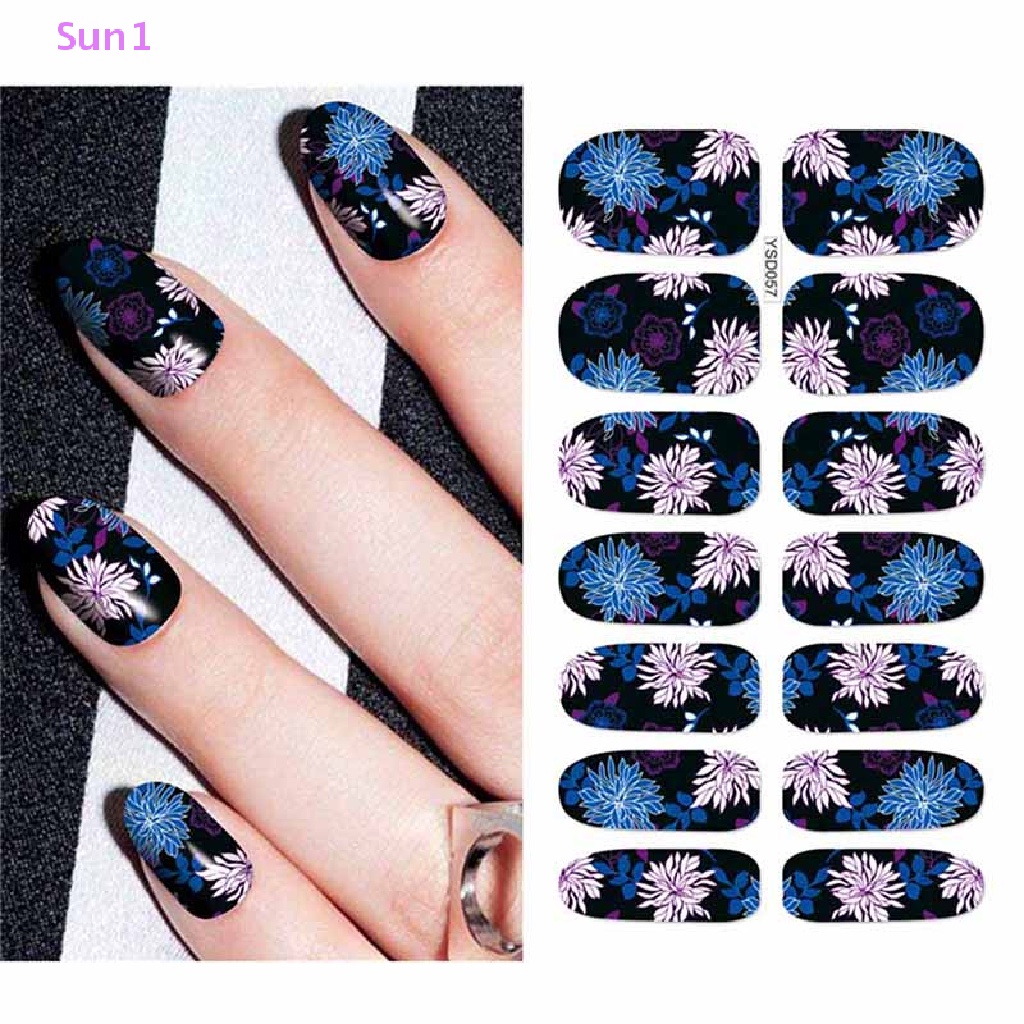 1 Tờ Nhãn Dán Móng Tay Chuyển Nước Làm Đẹp YSD056-YSD060 well